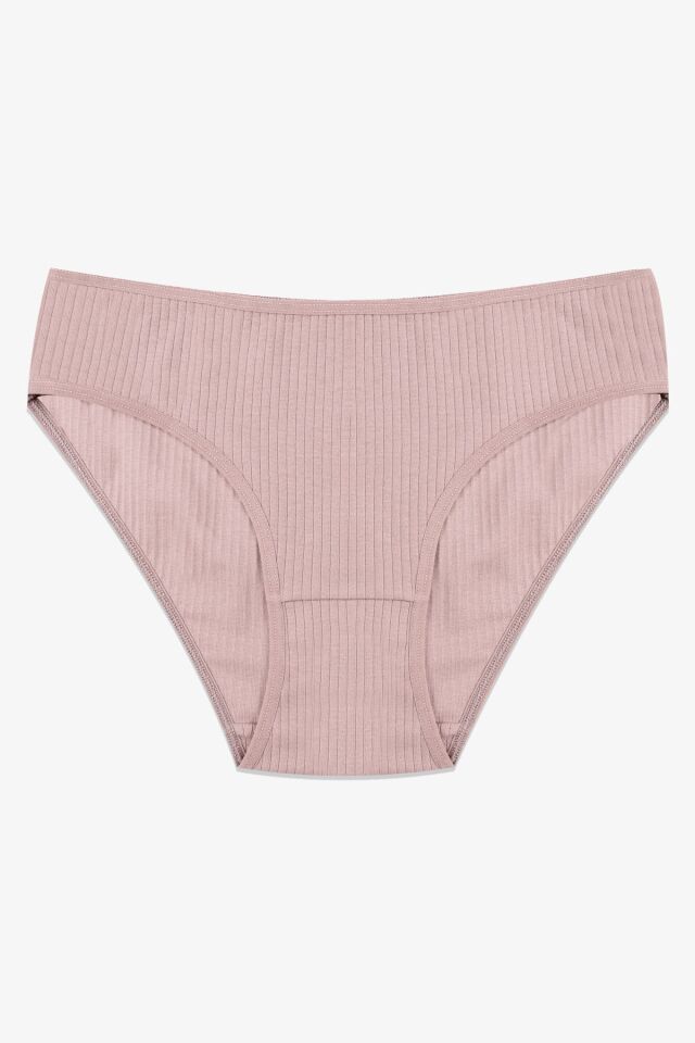 Kadın 5'li Fitilli Külot Kahve - XL - Kahve - XL