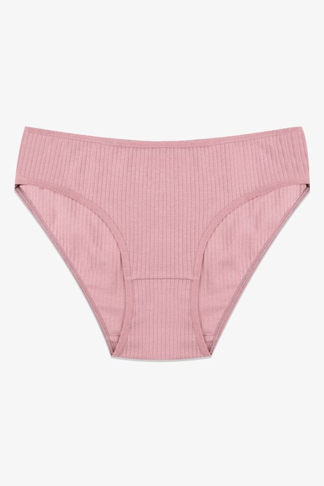 Kadın 5'li Fitilli Külot Kahve - XL - Kahve - XL