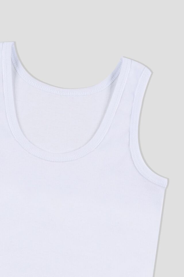 Erkek Çocuk 2'li Pamuklu Atlet KO9060ATL-1 Beyaz - 5-7 Yaş - KO9060ATL-1 Beyaz - 5-7 Yaş