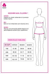 Kadın Kalın Askılı Dantelli Büstiyer Takım