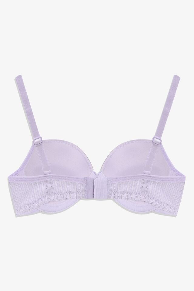 Kadın Ajur Kaşkorse Sütyen Lila1 - 90B