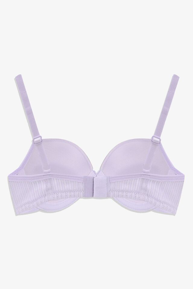 Kadın Ajur Kaşkorse Sütyen Lila1 - 75B
