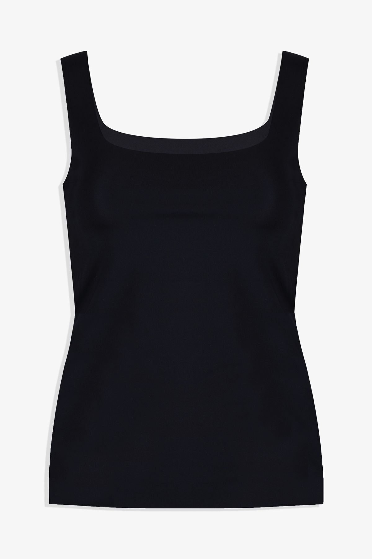 Kadın Kalın Askılı Lazer Kesim Atlet Ekru - S/M - Ekru - S/M