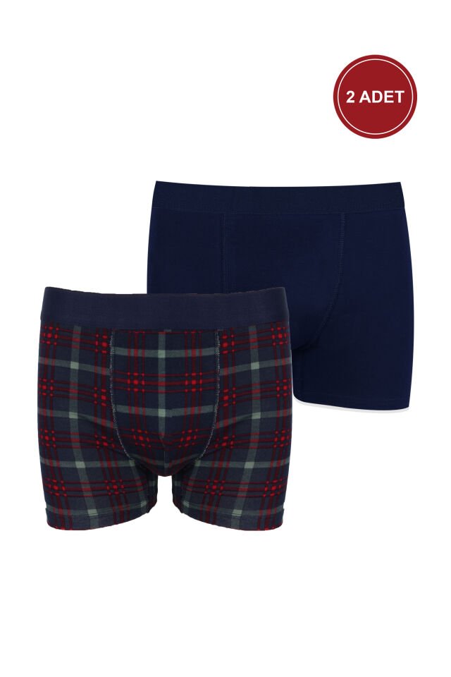 Lacivert - Kırmızı