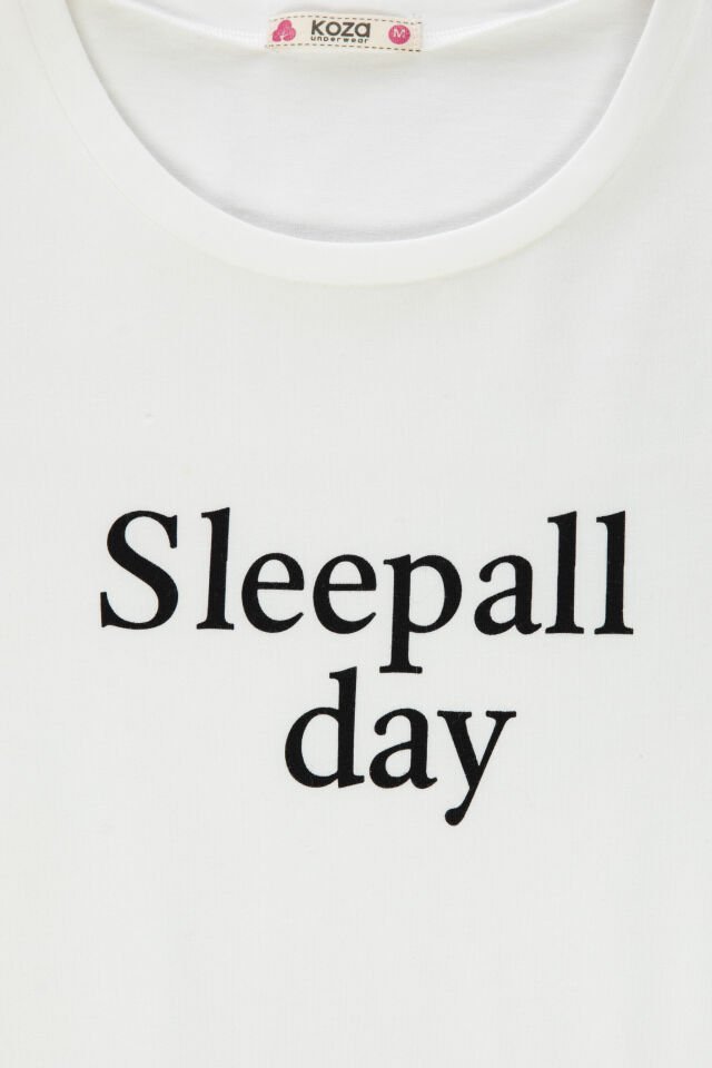 Kadın Pamuklu Kısa Kollu Siyah Çizgili Şortlu Pijama Takımı Siyah - Beyaz - XL