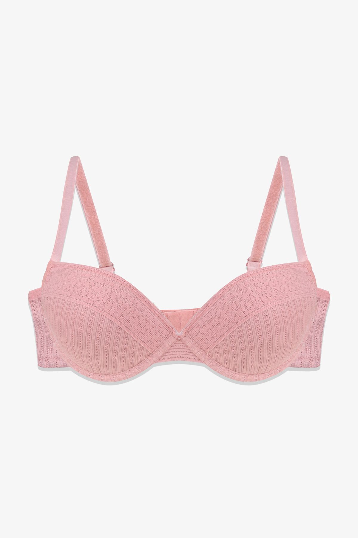 Kadın Ajur Kaşkorse Sütyen Pastel - 90B
