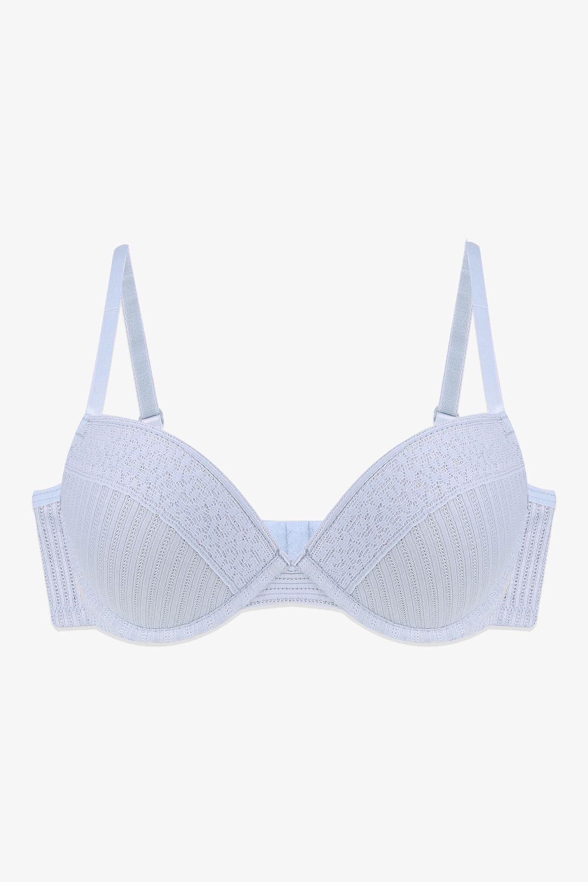 Kadın Ajur Kaşkorse Sütyen Bebe Mavi - 80B