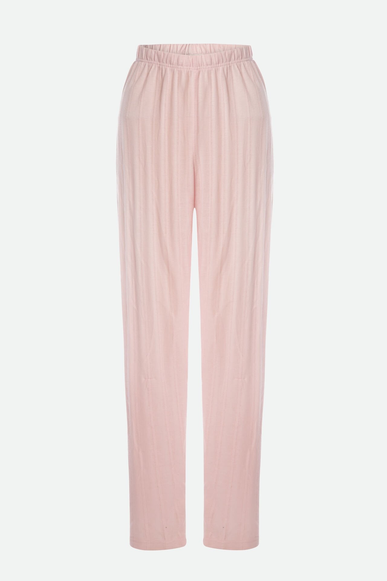 Kadın Pamuklu Pijama Tek Alt S - Pudra