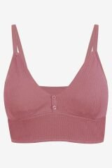 Kadın Fitilli Düğme Detaylı Büstiyer