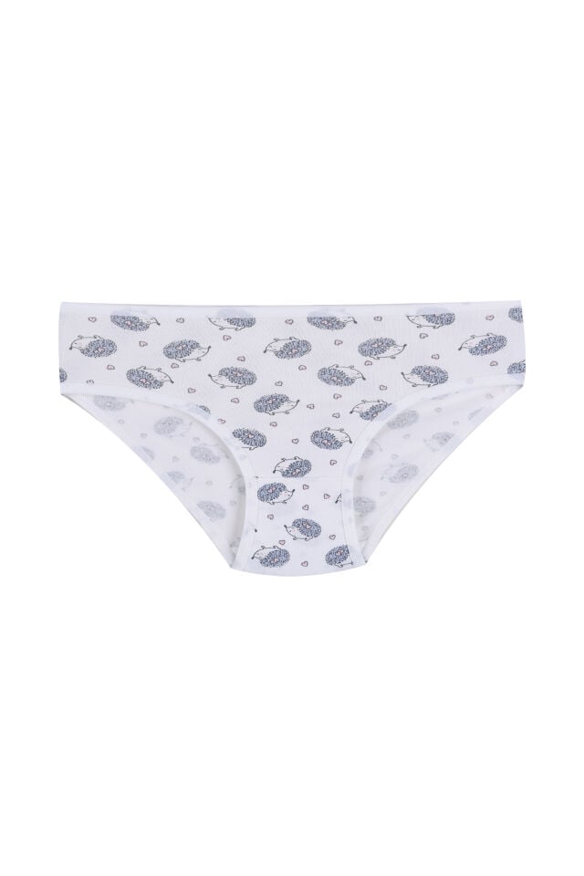 Kız Çocuk 6'lı Desenli Slip 5-7 Yaş
