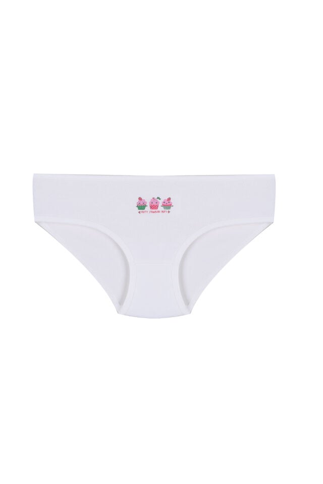 Kız Çocuk 6'lı Desenli Slip 5-7 Yaş