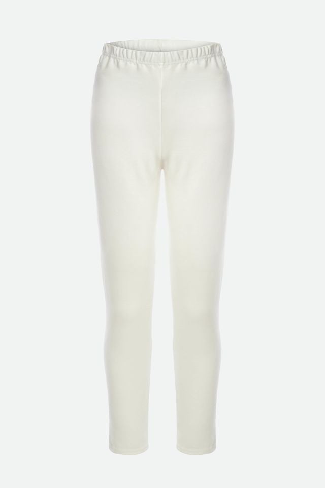 Kadın Kışlık Beyaz Pamuklu Termal Alt