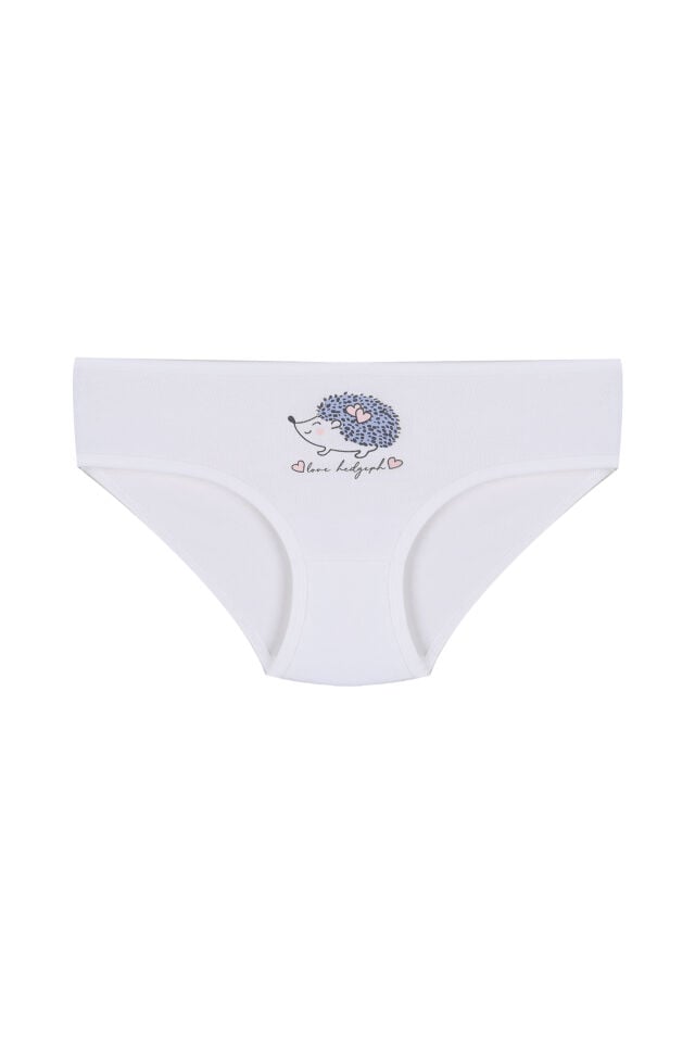 Kız Çocuk 6'lı Desenli Slip 7-9 Yaş