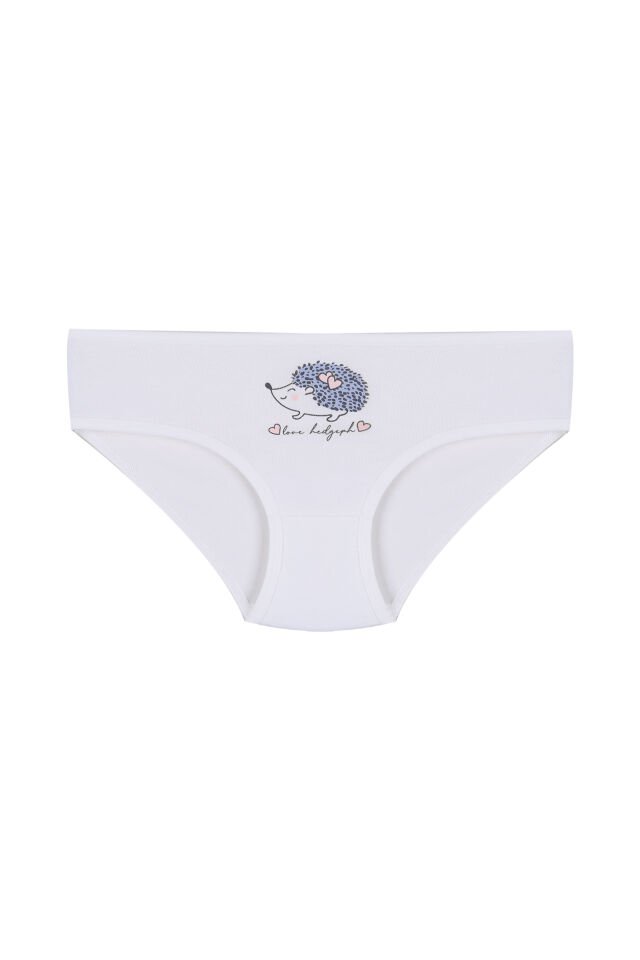 Kız Çocuk 6'lı Desenli Slip 9-11 Yaş