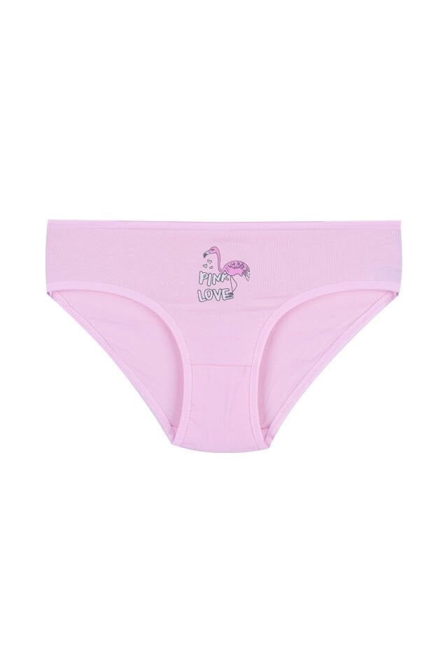 Kız Çocuk 6'lı Desenli Slip 9-11 Yaş