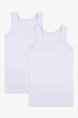 Erkek Çocuk 2'li Pamuklu Atlet