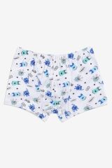 Erkek Çocuk 5'li Pamuklu Sevimli Canavar Desenli Boxer