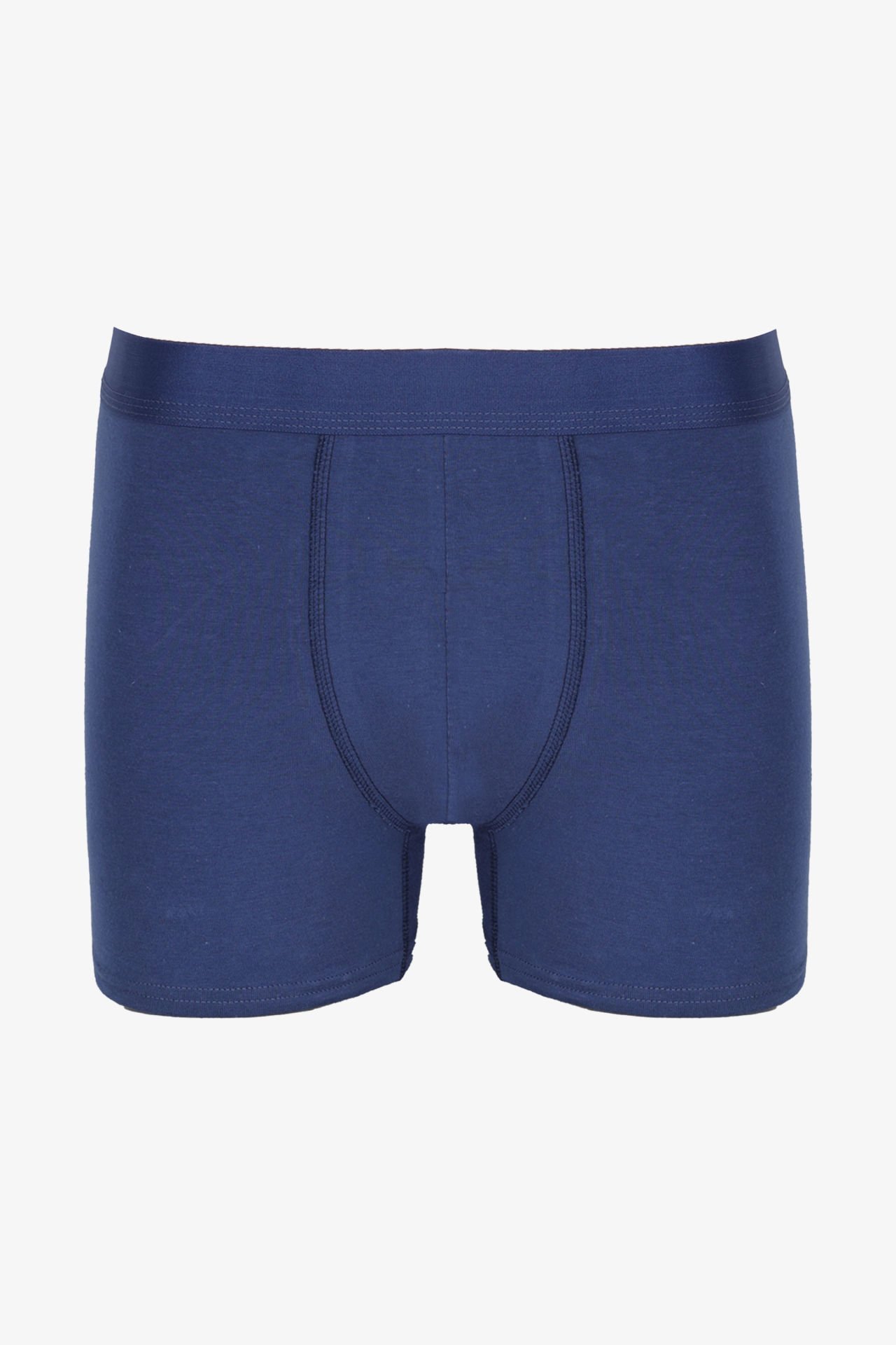 Erkek Tekli Pamuklu Boxer 2XL - Lacivert