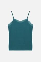 Kadın 2'li Ip Askılı Dantelli - Ayar Halkalı Atlet