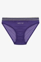 Kadın 3'lü Dantelli - Baskılı Külot Pembemorpembe - M-L