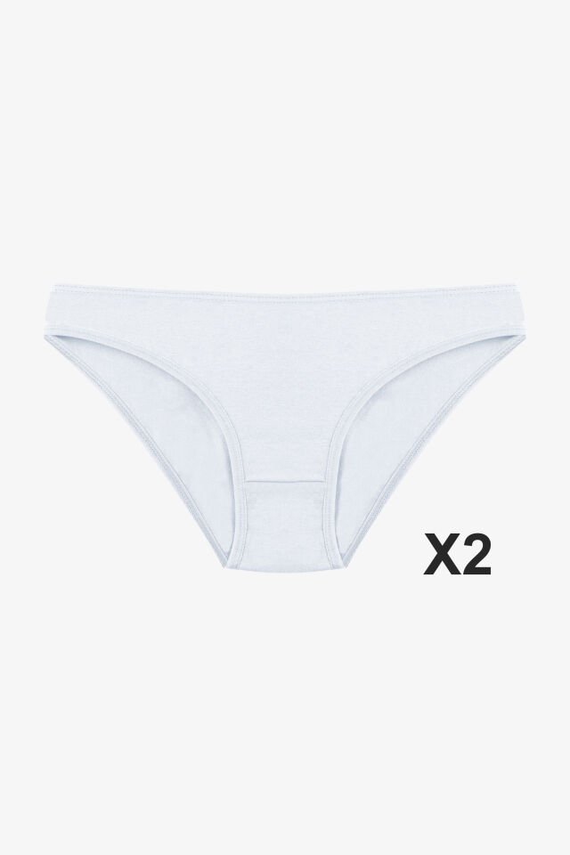 Kadın 3'lü Pamuklu Basic Külot 11040-795 - S/M