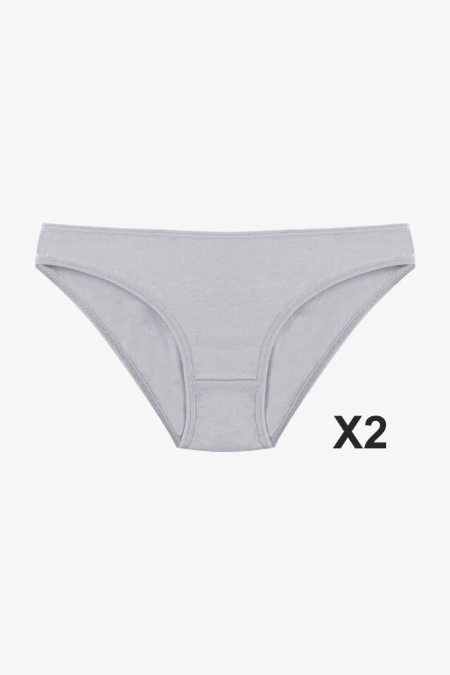 Kadın 3'lü Pamuklu Basic Külot 11040-795 - S/M
