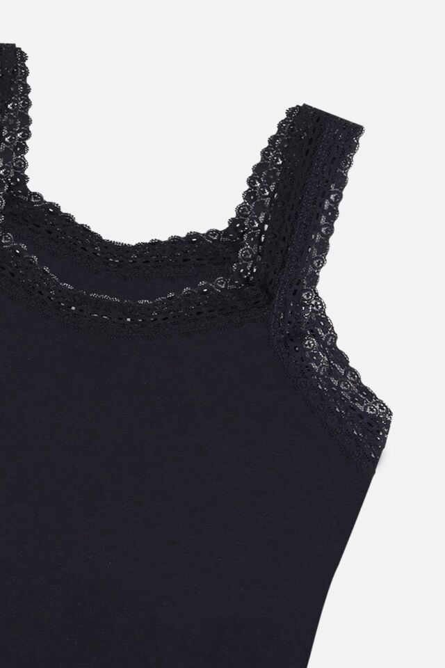 Kadın 2'li Dantel Askılı Atlet