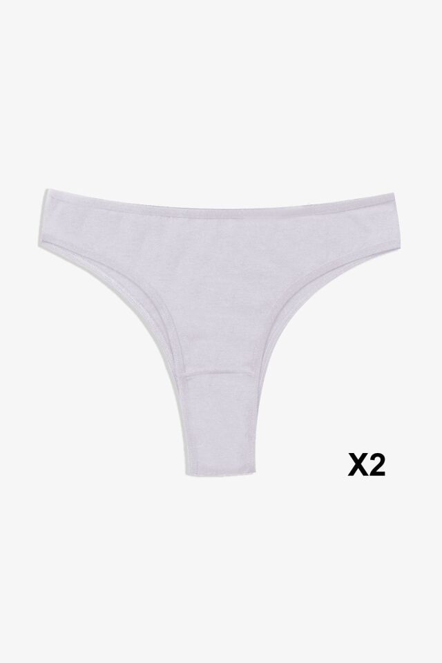 Kadın 7'li Likralı Brazilian Külot Çok Renkli - L - Çok Renkli - L