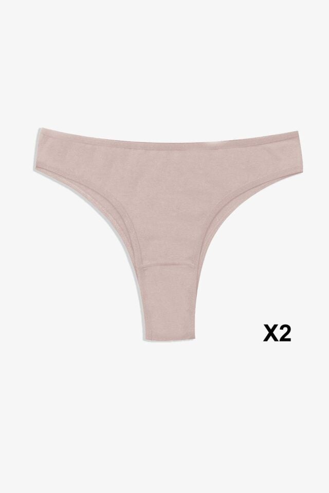 Kadın 7'li Likralı Brazilian Külot Çok Renkli - L - Çok Renkli - L