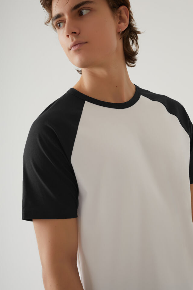 Erkek Pamuklu Cep Detaylı Reglan Kol Pijama Takımı M