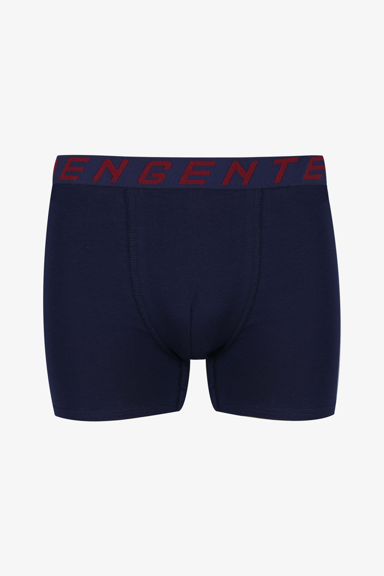 Erkek Tekli Pamuklu Likralı Boxer Renkli - XL