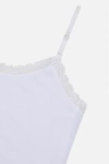 Kadın 2'li Ip Askılı Dantelli - Ayar Halkalı Atlet