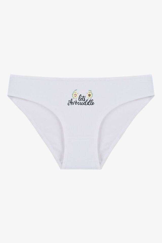 Kadın 5'li Desenli Pamuklu Likralı Külot 11090-179 - L/XL