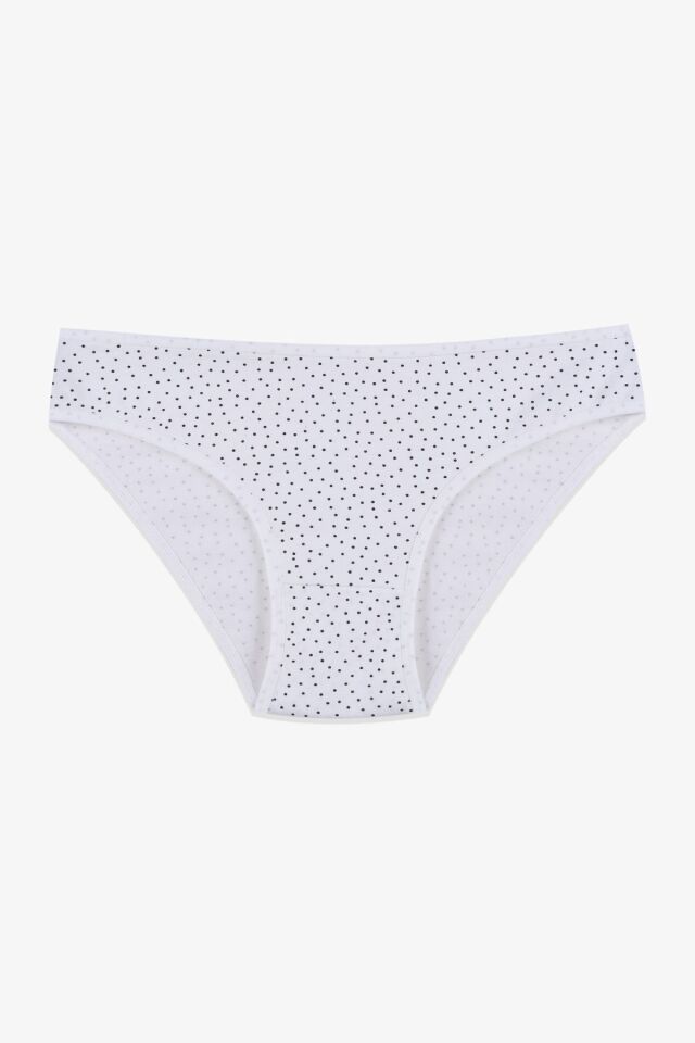 Kadın 5'li Desenli Pamuklu Likralı Külot 11090-183 - L/XL