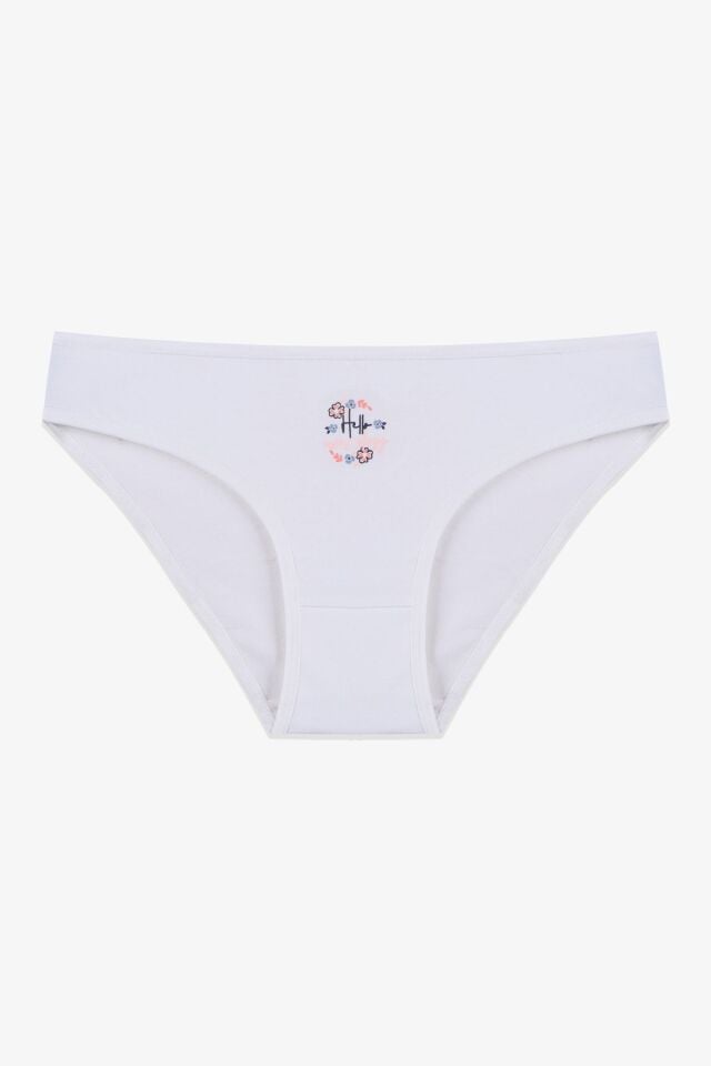 Kadın 5'li Desenli Pamuklu Likralı Külot 11090-178 - L/XL