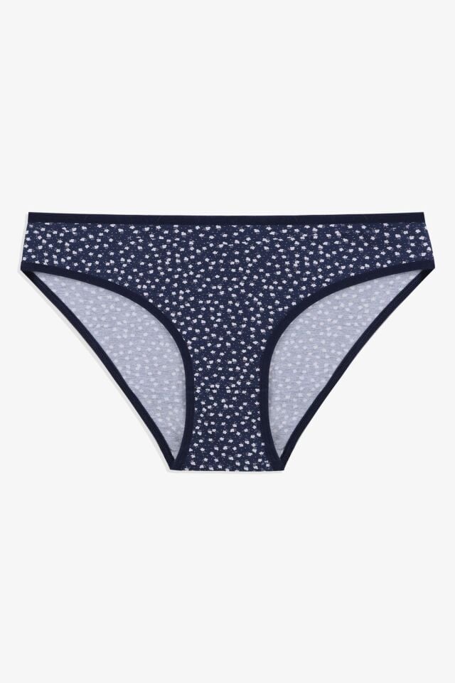 Kadın 5'li Desenli Pamuklu Likralı Külot 11090-178 - L/XL