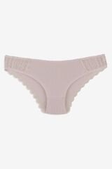 Kadın 5'li Pamuklu Likralı Dantel Detaylı Külot