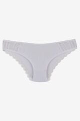 Kadın 5'li Pamuklu Likralı Dantel Detaylı Külot