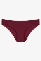 Kadın 5'li Pamuklu Likralı Dantel Detaylı Külot