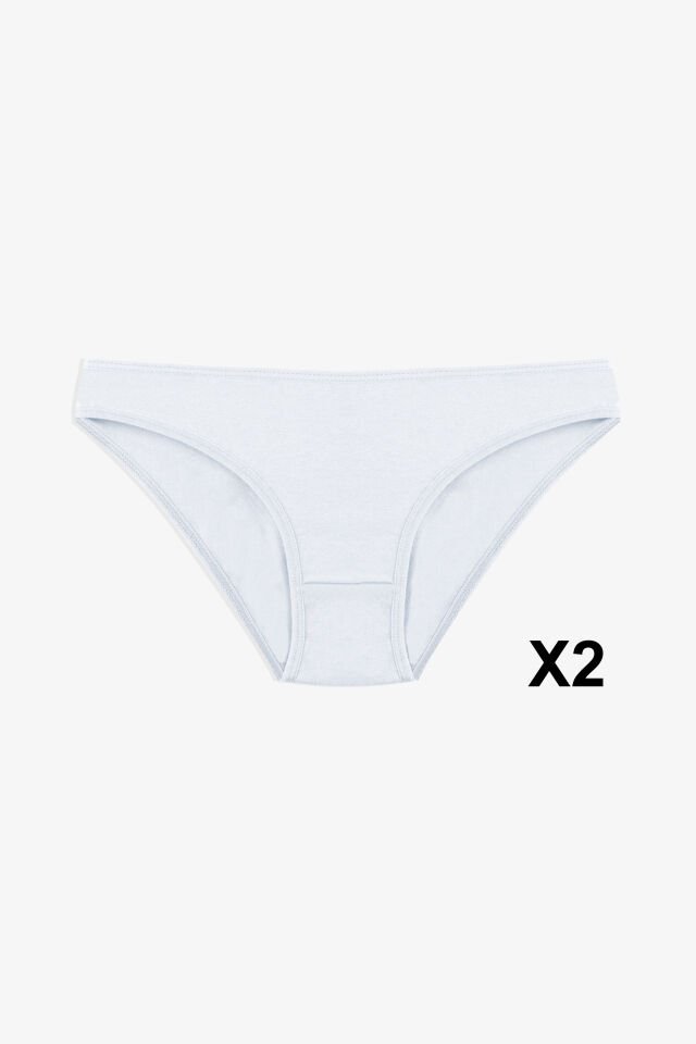 Kadın 3'lü Pamuklu Basic Külot 11040/318 - S/M
