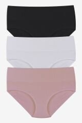 Kadın 3'lü Toparlayıcı Yüksek Bel Külot