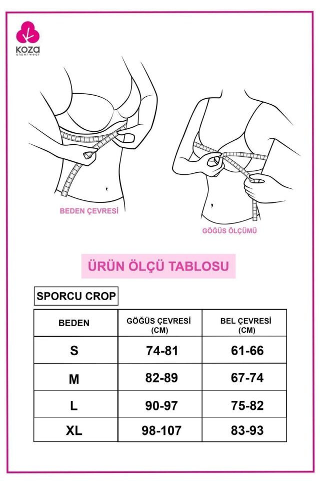 Kadın Halter Yaka Kaplı Sporcu Crop Kırmızı - S - Kırmızı - S