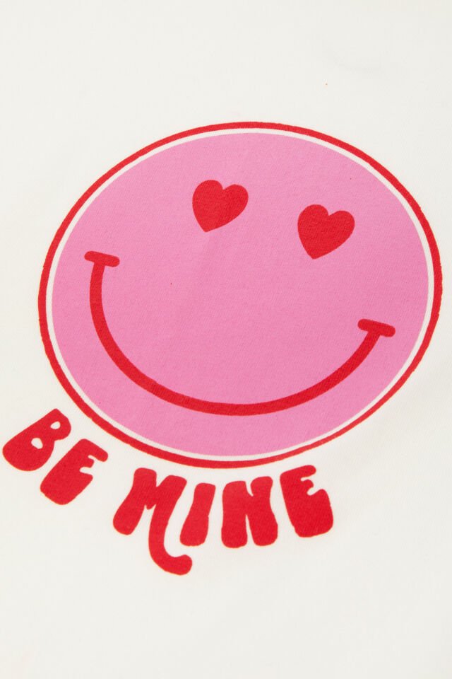 Kadın Pamuklu Kısa Kollu Kalpli Pijama Takımı