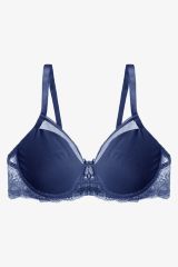 Sevgililer Günü Temalı Kadın Tül Detaylı Dolgusuz Toparlayıcı Minimizer Sütyen