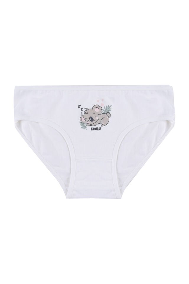 Kız Çocuk Pamuklu 10'lu Desenli Külot 3-5 Yaş