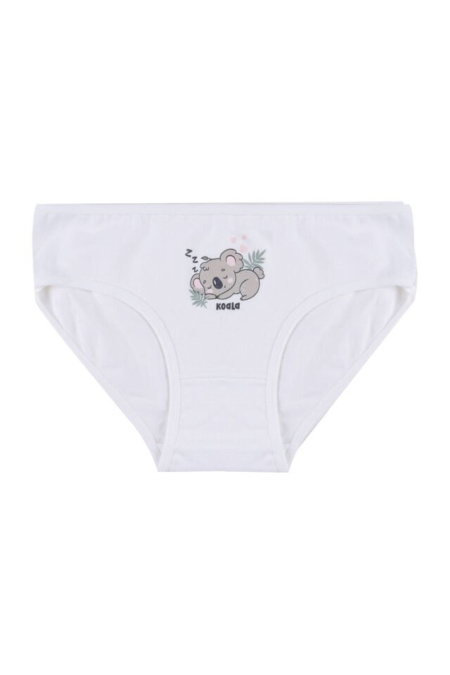 Kız Çocuk Pamuklu 10'lu Desenli Külot 5-7 Yaş