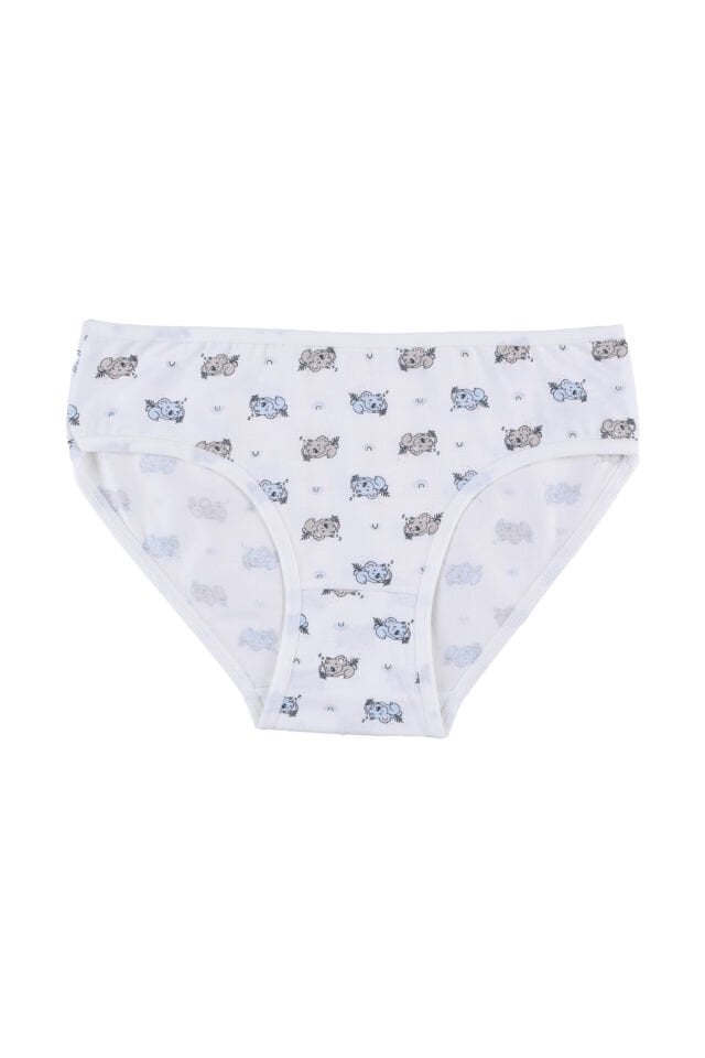 Kız Çocuk Pamuklu 10'lu Desenli Külot 9-11 Yaş