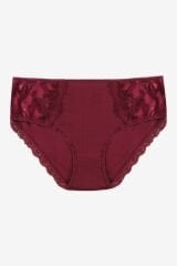 Kadın 3'lü Fitilli Yan Dantelli Külot