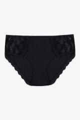 Kadın 3'lü Fitilli Yan Dantelli Külot