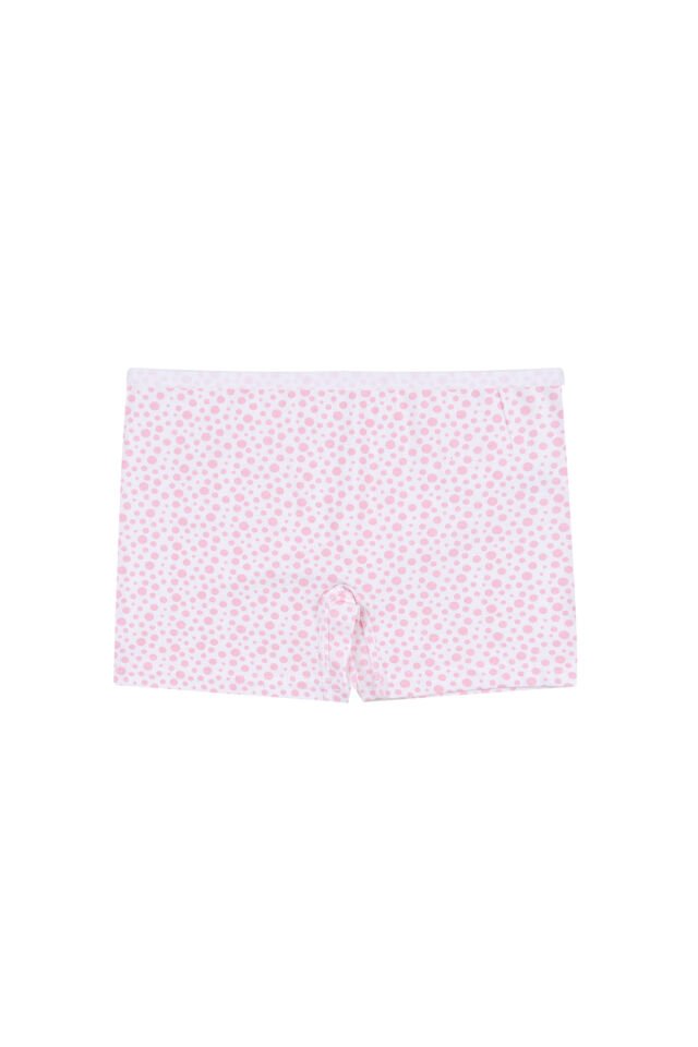 Kız Çocuk Pamuklu 6'lı Baskılı Boxer 3-5 Yaş